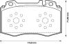 BENDIX 573092B Brake Pad Set, disc brake