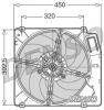 DENSO DER09028 Fan, radiator