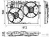 HELLA 8EW351041-451 (8EW351041451) Fan, radiator