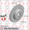 ZIMMERMANN 150.3434.75 (150343475) Brake Disc
