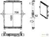 HELLA 8MK376728-711 (8MK376728711) Radiator, engine cooling