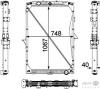 HELLA 8MK376733-711 (8MK376733711) Radiator, engine cooling