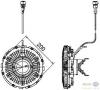 HELLA 8MV376757-121 (8MV376757121) Clutch, radiator fan