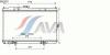 AVA QUALITY COOLING DN2353 Radiator, engine cooling