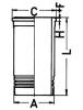 KOLBENSCHMIDT 89833110 Cylinder Sleeve