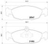HELLA PAGID 8DB355007-531 (8DB355007531) Brake Pad Set, disc brake