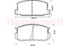 JURID 572218J Brake Pad Set, disc brake