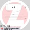 ZIMMERMANN 23417.150.2 (234171502) Brake Pad Set, disc brake