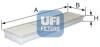 UFI 5310100 Filter, interior air