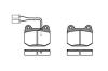 ROADHOUSE 201401 Brake Pad Set, disc brake