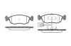 ROADHOUSE 217222 Brake Pad Set, disc brake