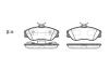 ROADHOUSE 227620 Brake Pad Set, disc brake