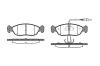 ROADHOUSE 246102 Brake Pad Set, disc brake
