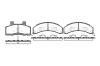 ROADHOUSE 2518.02 (251802) Brake Pad Set, disc brake