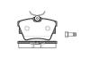 REMSA 059110 Brake Pad Set, disc brake