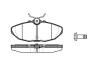 REMSA 073210 Brake Pad Set, disc brake