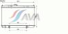 AVA QUALITY COOLING DN2352 Radiator, engine cooling
