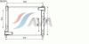AVA QUALITY COOLING DN2354 Radiator, engine cooling