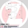 ZIMMERMANN 239661651 Brake Pad Set, disc brake