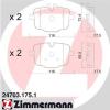 ZIMMERMANN 24703.175.1 (247031751) Brake Pad Set, disc brake