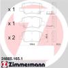 ZIMMERMANN 24885.165.1 (248851651) Brake Pad Set, disc brake