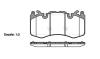 ROADHOUSE 2141000 Brake Pad Set, disc brake