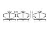 REMSA 0141.12 (014112) Brake Pad Set, disc brake