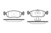 REMSA 017210 Brake Pad Set, disc brake