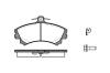 REMSA 059021 Brake Pad Set, disc brake