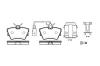 REMSA 0591.12 (059112) Brake Pad Set, disc brake