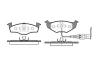 REMSA 060911 Brake Pad Set, disc brake