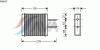 AVA QUALITY COOLING KA6047 Heat Exchanger, interior heating