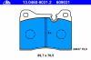 ATE 130460-90312 (13046090312) Brake Pad Set, disc brake