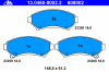 ATE 13.0460-8002.2 (13046080022) Brake Pad Set, disc brake