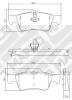 MAPCO 6795 Brake Pad Set, disc brake