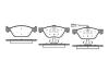 ROADHOUSE 258921 Brake Pad Set, disc brake