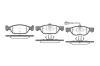 REMSA 0587.21 (058721) Brake Pad Set, disc brake