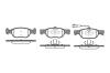 REMSA 058831 Brake Pad Set, disc brake