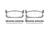 REMSA 085312 Brake Pad Set, disc brake