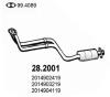 ASSO 282001 Front Silencer