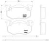 TEXTAR 2063503 Brake Pad Set, disc brake