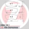 ZIMMERMANN 23004.160.1 (230041601) Brake Pad Set, disc brake