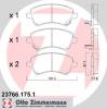 ZIMMERMANN 23766.175.1 (237661751) Brake Pad Set, disc brake