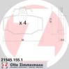 ZIMMERMANN 21545.155.1 (215451551) Brake Pad Set, disc brake