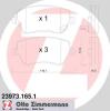 ZIMMERMANN 23973.165.1 (239731651) Brake Pad Set, disc brake