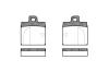 ROADHOUSE 200400 Brake Pad Set, disc brake