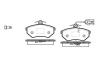 ROADHOUSE 213462 Brake Pad Set, disc brake
