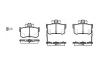 ROADHOUSE 225112 Brake Pad Set, disc brake