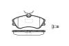 ROADHOUSE 263400 Brake Pad Set, disc brake