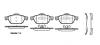 ROADHOUSE 284320 Brake Pad Set, disc brake